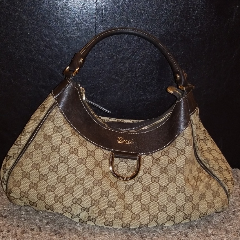 Large Brown Hobo Gucci Purse